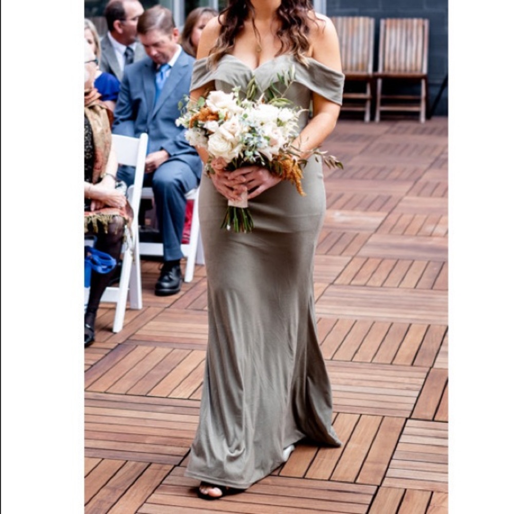 Velvet Sage Dress